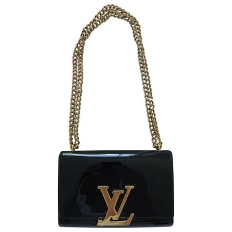 black patent louis vuitton bag